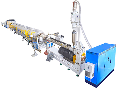【SDR26~SDR9】280-800MM HDPE Solid Wall Pressure Pipe Extrusion Line