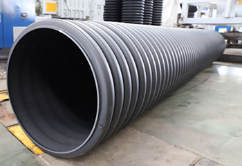 ID400-800MM HDPE DOUBLE WALL CORRUGATED PIPE LINE