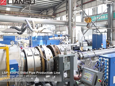 LSP-630HDPE Pressure Pipe Extrusion line
