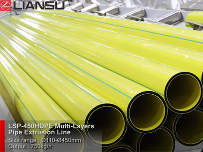 450HDPE Multilayer Pipe Line