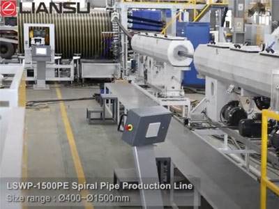 LSWP-1500HDPE Spiral Pipe Line