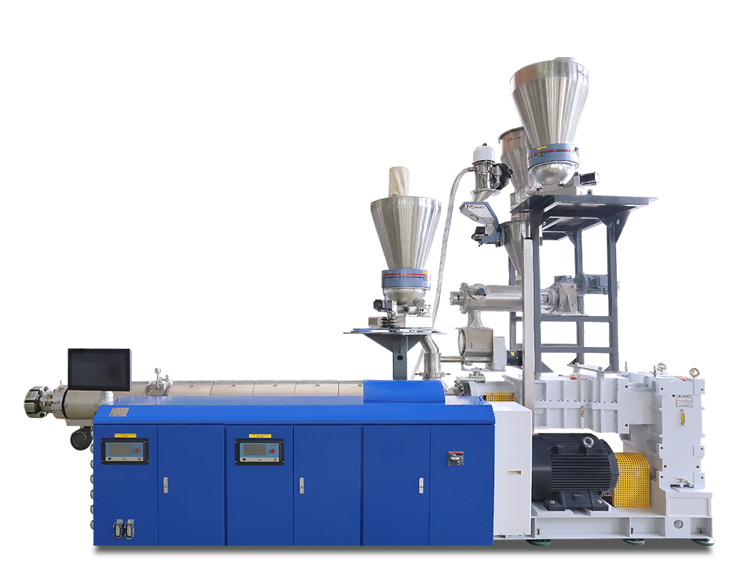 LSP 450PVC Pipe Production Line with online mixing system