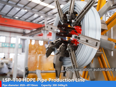 LSP-110 HDPE Pipe Production Line
