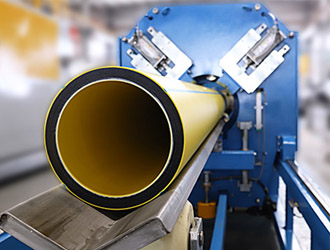 LSP-250 HDPE Pipe Three-layer Co-extrusion Line
