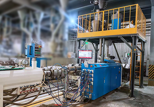 Case | LSDP-63 High-Speed CPVC Dual Pipe Extrusion Machine