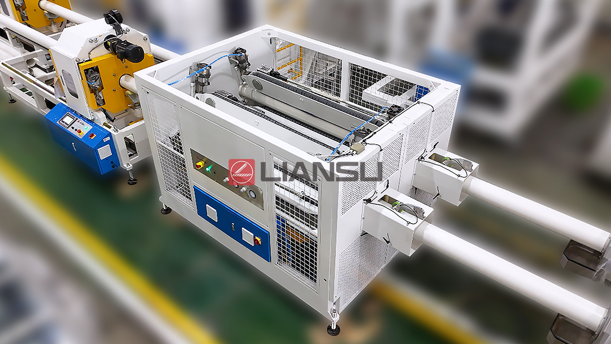 haul off unit for PVC double strand pipe production solution.jpg